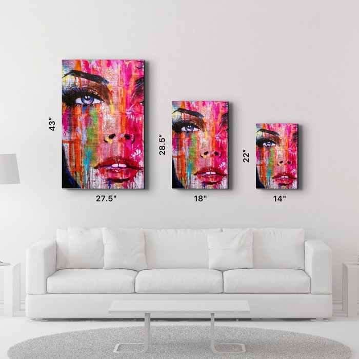 Wallity Pintura Decorativa de Vidrio Templado Multicolor 46 x 72 cm Wallity Pintura Decorativa de Vidrio Templado Multicolor 46 x 72 cm